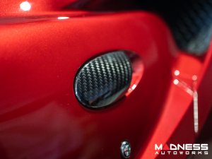 Alfa Romeo 4C Carbon Fiber Exterior Door Handle Trim Set